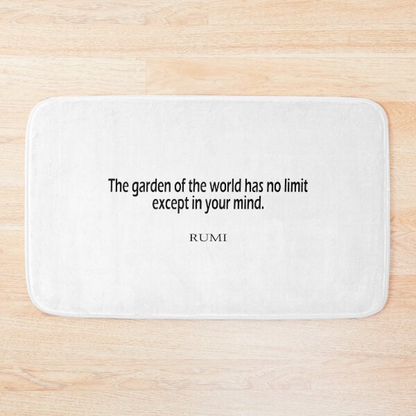 Item preview, The garden of the world has no limit except in your mind. designed and sold by LovePhilosophy.