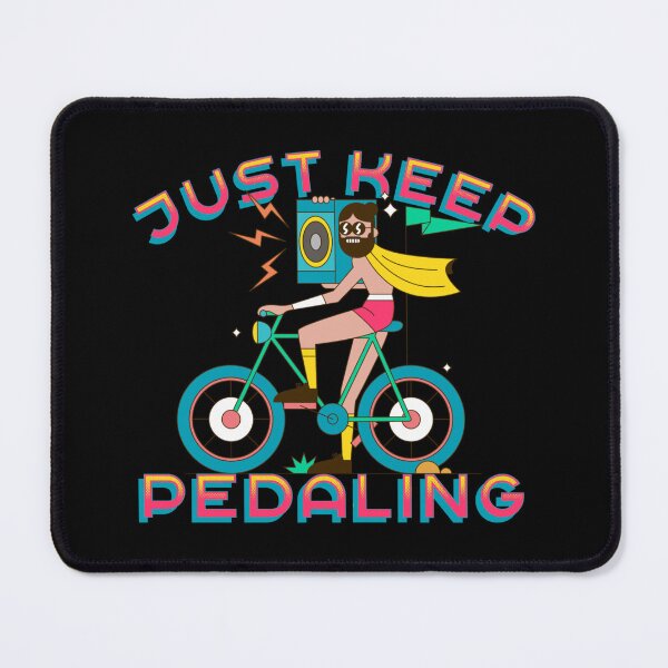 Item preview, Retro Just keep Pedaling designed and sold by PincGeneral.