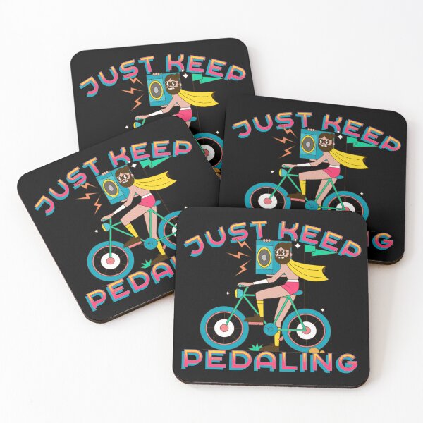 Item preview, Retro Just keep Pedaling designed and sold by PincGeneral.