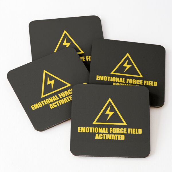Item preview, Warning! Emotional Force Field Activated T Shirt and Stickers designed and sold by tuapekkong2001.