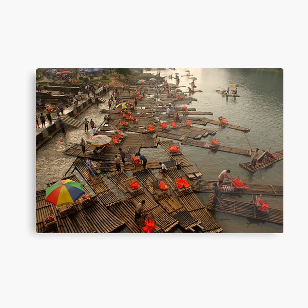 Rafts Metal Print
