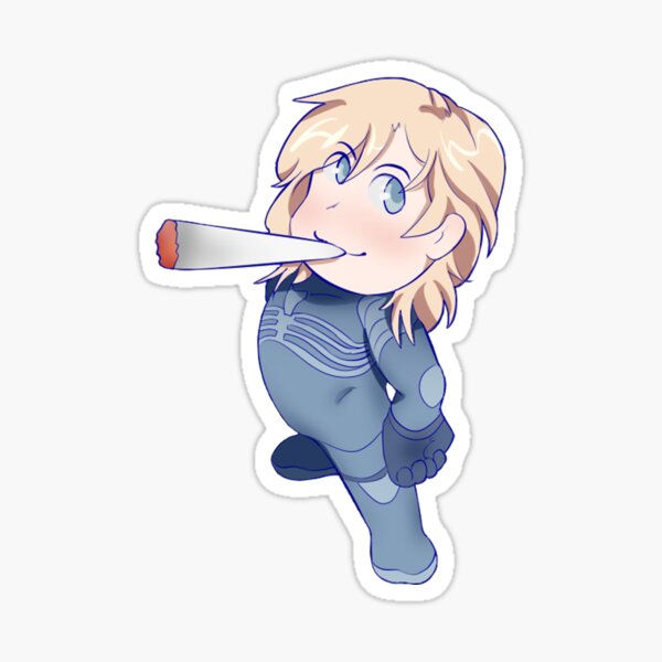 Item preview, raiden smoking a joint designed and sold by raidenaries.