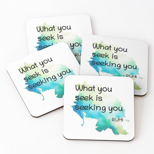 Item preview, Rumi Quote What you seek is seeking you designed and sold by avit1.