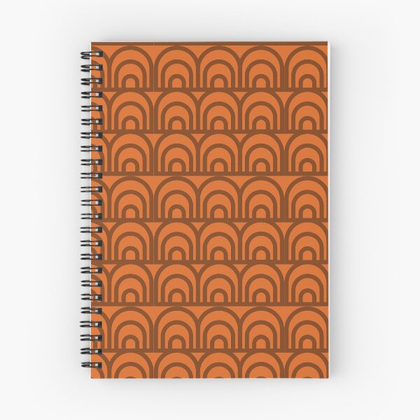 Item preview, Retro Orange and brown arches scale print designed and sold by DemonicGloom.