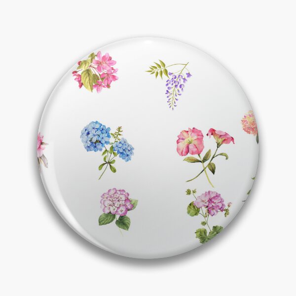 Item preview, Vintage Watercolor Floral Garden Collection designed and sold by silviaol.
