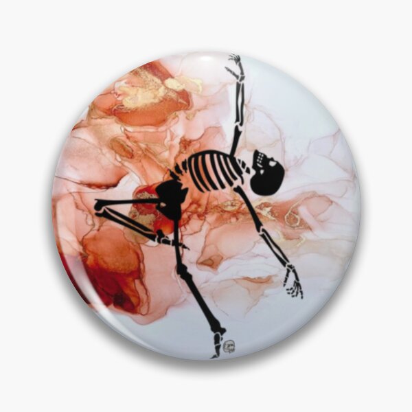 Item preview, Orange-Gold Marble Ballerina Skeleton designed and sold by Arte Del Cuerpo Humano.