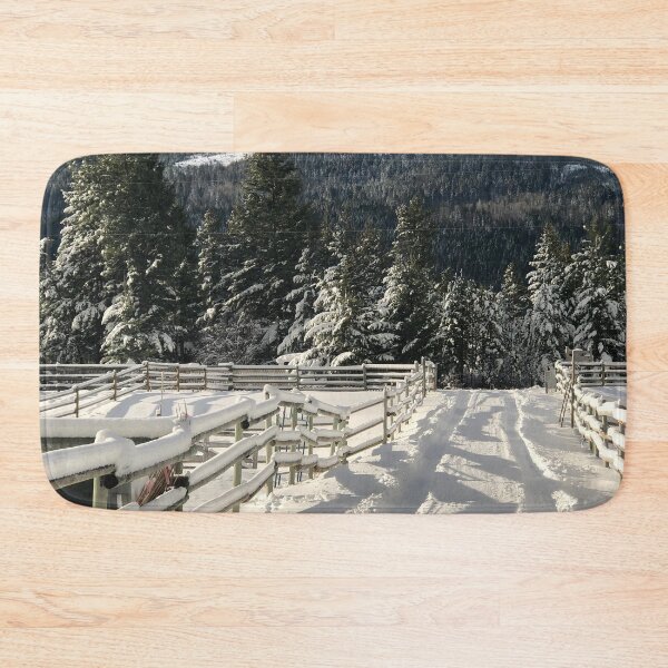 Item preview, Winter scene in Falkland, BC, Canada designed and sold by Travelways.