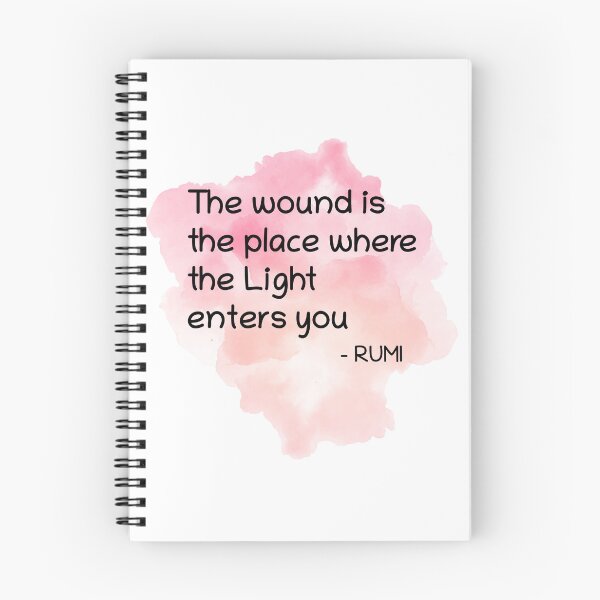 Item preview, Rumi Quote The wound is the place where the Light enters you designed and sold by avit1.