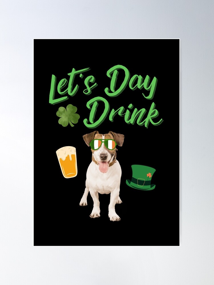 Happy St Patricks Day Funny Shamrock With Cute Leprechaun  Poster for  Sale by BorysSereda