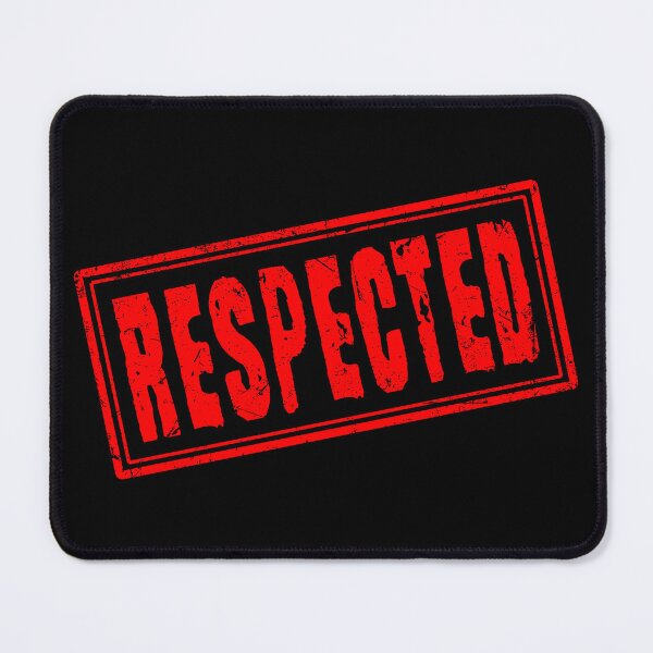 Item preview, Respected (Vintage Retro Stamp) designed and sold by SassyClassyMe.