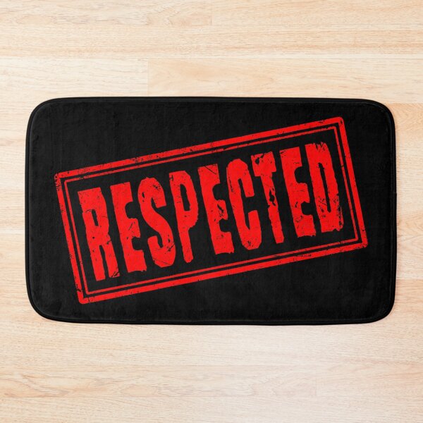 Item preview, Respected (Vintage Retro Stamp) designed and sold by SassyClassyMe.