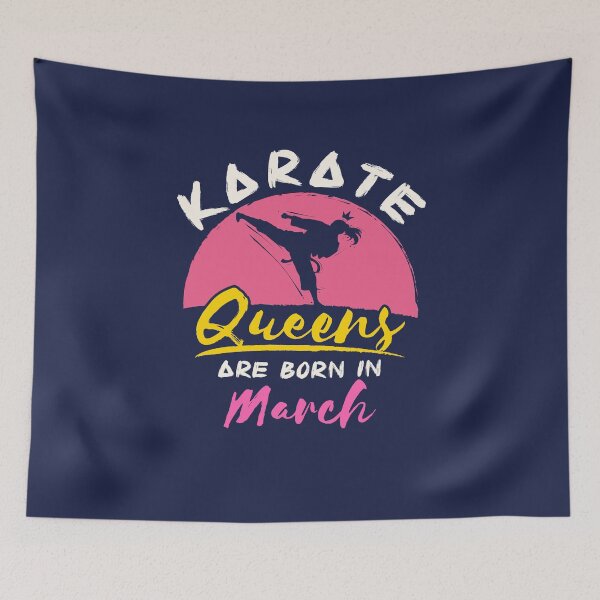 Item preview, Karate Birthday Queens are Born in March designed and sold by jaygo.