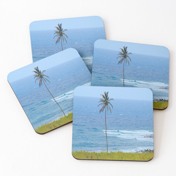 Item preview, Lonely palm tree in the wind designed and sold by frankuffmann.