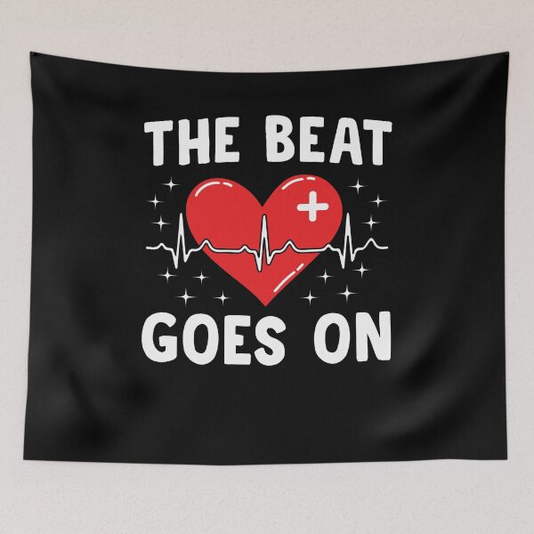 Item preview, The Beat Goes On Shirt, Open Heart Surgery Shirt, Heartbeats Shirt, Heart Health Awareness Shirt, Heart Surgery Shirt, CHD Survivor Shirt designed and sold by aymob.
