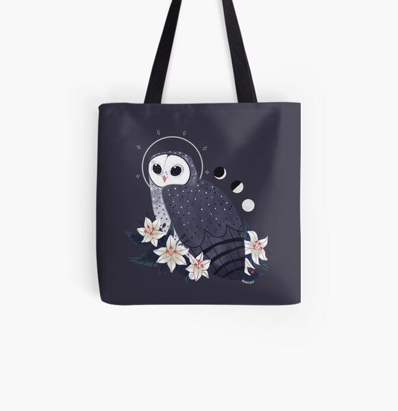 Familiar - Sooty Owl All Over Print Tote Bag