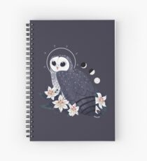 Familiar - Sooty Owl Spiral Notebook