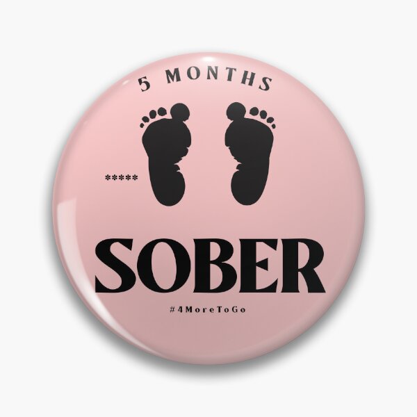Item preview, 5 Months Pregnant Sober - Funny Pregnancy designed and sold by MSistersDesigns.