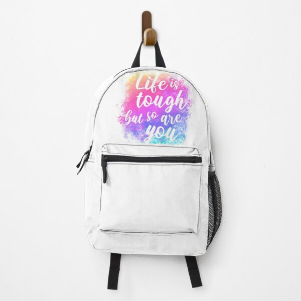 Item preview, Life Is Tough But So Are You - Rainbow designed and sold by MadeByBeata.