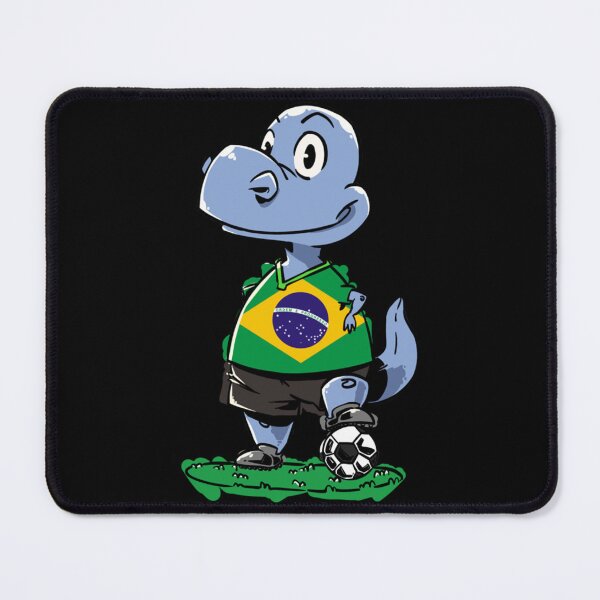 Item preview, Brazil - Brazilian - Soccer Dinosaur Classic T-Shirt designed and sold by baileyhodg.