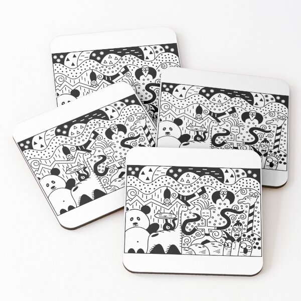 Item preview, collage animals designed and sold by Markine.