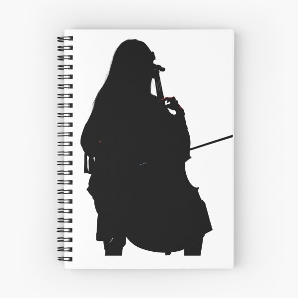 Item preview, cool cellist woman silhouette designed and sold by Musicianst0re.