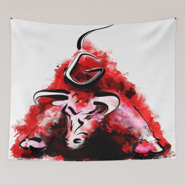 Item preview, The Wild Bull-Red designed and sold by Blue  Dragon.
