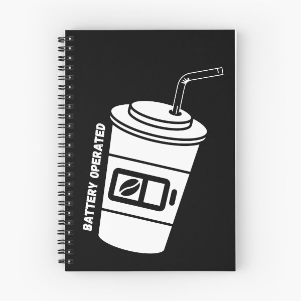 Item preview, Coffee Battery Operated Cup With Straw In Black designed and sold by LuckyKermit.
