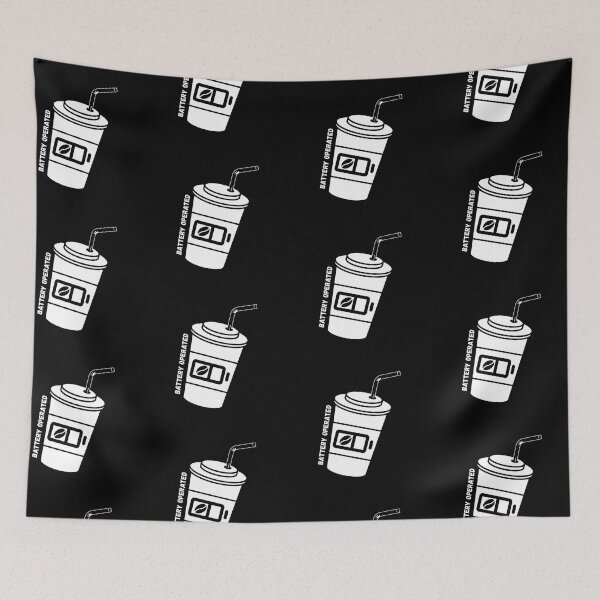 Item preview, Coffee Battery Operated Cup With Straw In Black designed and sold by LuckyKermit.