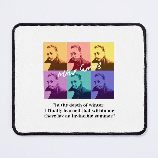 Item preview, Philosopher Albert Camus quotes pop art designed and sold by challengecafe.