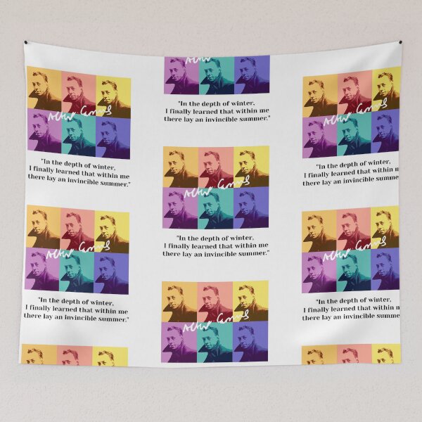 Item preview, Philosopher Albert Camus quotes pop art designed and sold by challengecafe.