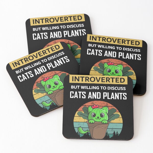 Artikelvorschau, Introverted But Willing to Discuss Cat entworfen und verkauft von thegiftedadult.