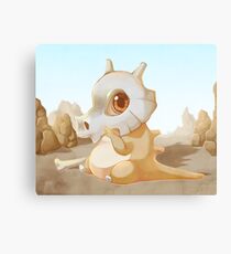 Cute Cubone Canvas Print