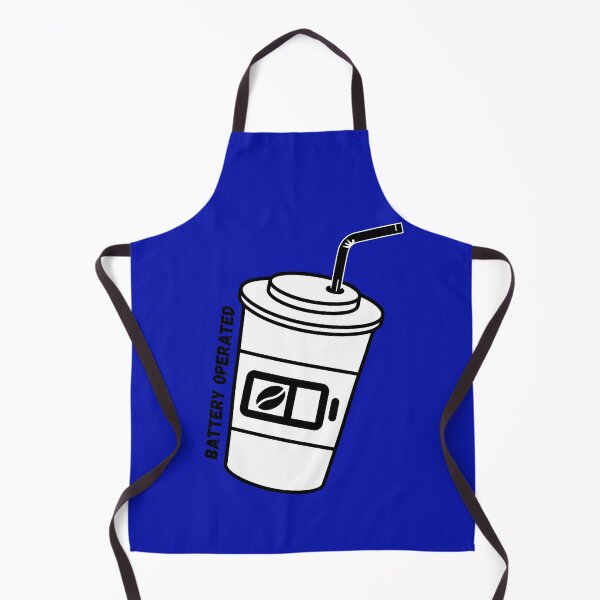 Item preview, Coffee Battery Operated Cup With Straw In Blue designed and sold by LuckyKermit.