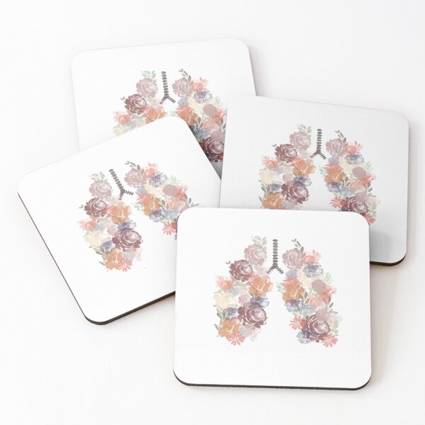 Item preview, Anatomical Lungs, Flower, Medicine, Medical Artwork designed and sold by emmamarlene.