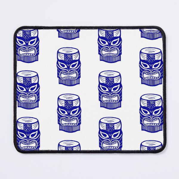 Item preview, Tiki Design, navy blue designed and sold by LuluLaRock.