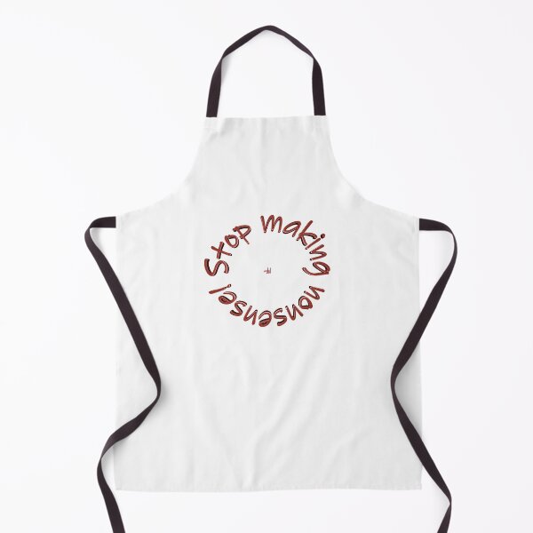Item preview, "Stop Making Nonsense"(red/white) designed and sold by Dorothy Ogda Laxton.