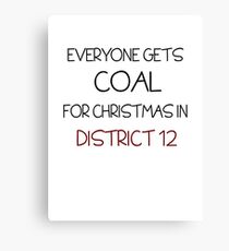 Coal for Christmas Canvas Print