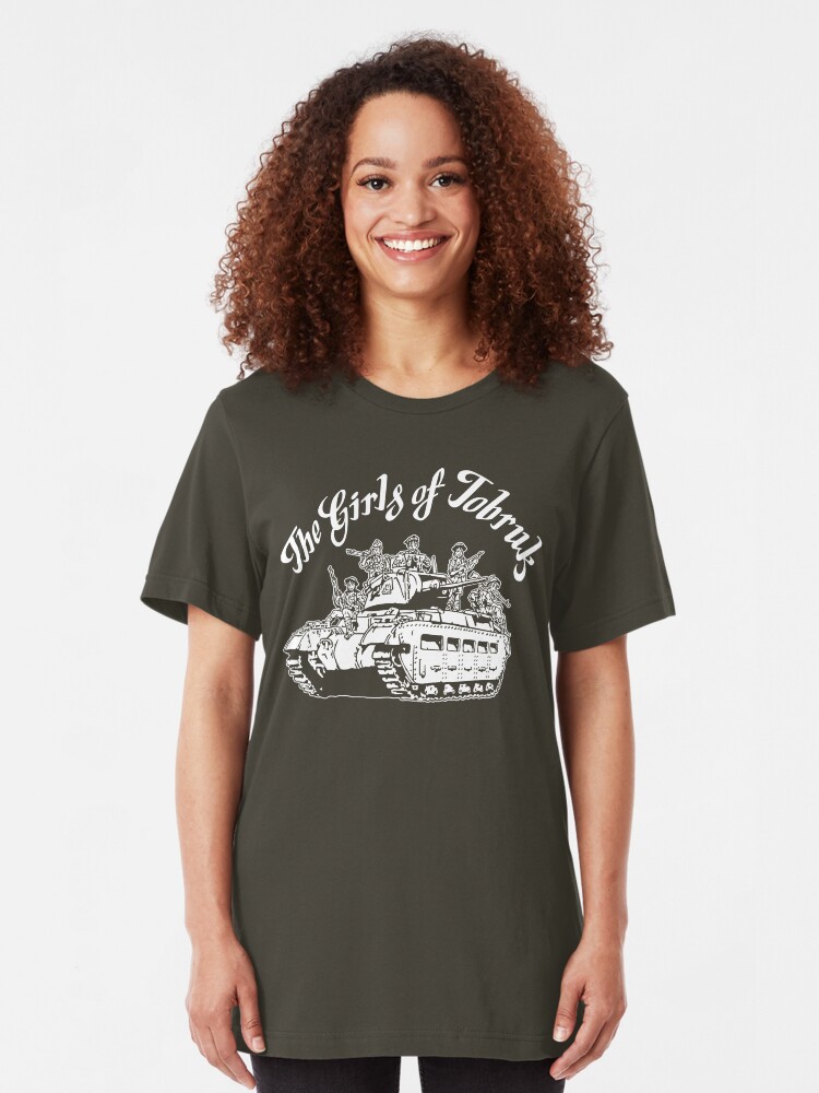 Alternate view of The Girls of Tobruk Slim Fit T-Shirt