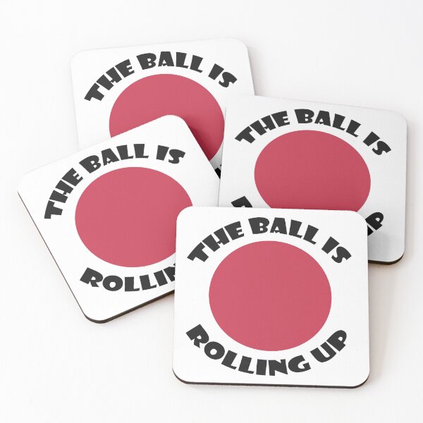 Item preview, The Ball Is Rolling Up (Red) designed and sold by -Ruby-Grace-.