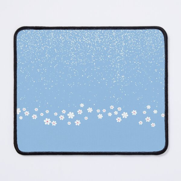 Item preview, Flowers In The Mist_Blue Background designed and sold by leBoosh-Designs.