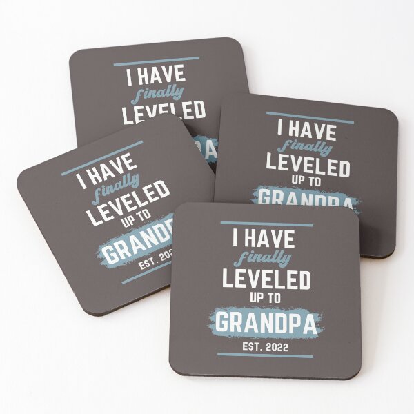 Item preview, I Have Finally Leveled Up To Grandpa 2022 Gift for Dad Grandpa Men designed and sold by JooArtPrints  ★★★★★.