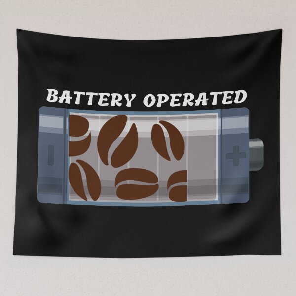 Item preview, Coffee Beans Battery Operated In Black designed and sold by LuckyKermit.