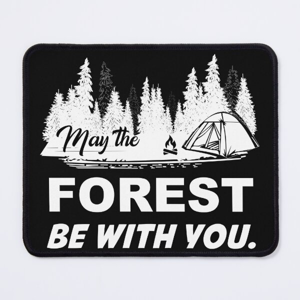 Item preview, may the forest be with you, humor camper gift designed and sold by lapolonaise.