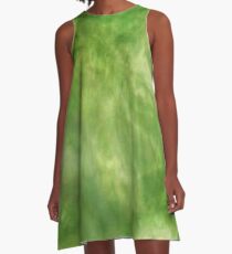 Greenish Trendsetter A-Line Dress