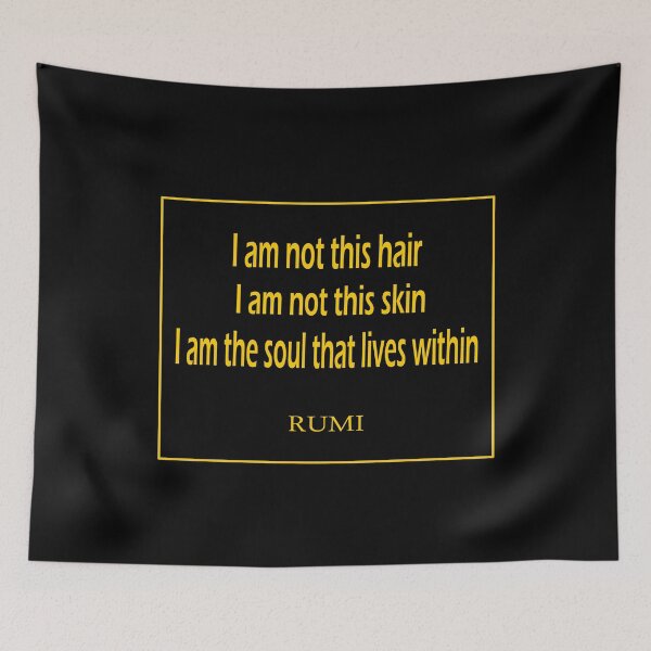 Item preview, I am not this hair, I am not this skin, I am the soul that lives within. designed and sold by LovePhilosophy.