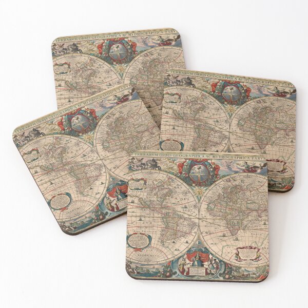 Item preview, Vintage World Maps designed and sold by RE PIXEL.