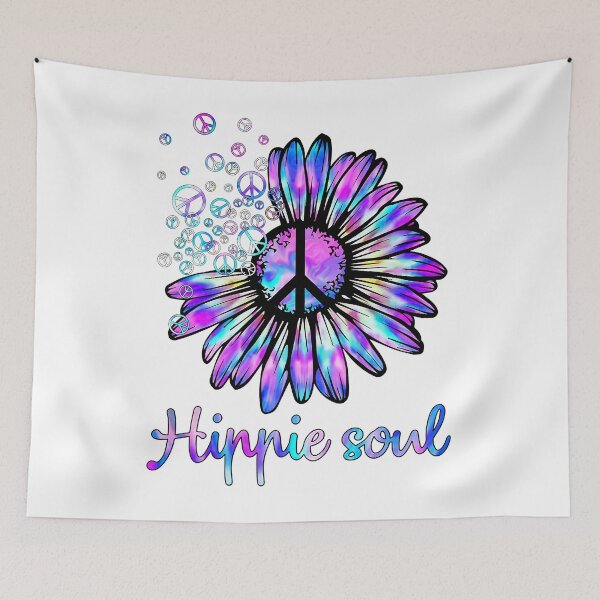 Item preview, Hippie Soul Psychedelic Daisy Peace Sign designed and sold by shannange.