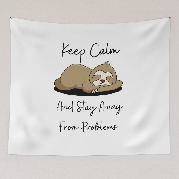 Item preview, Keep Calm And Stay Away From Problems designed and sold by Tienda-Vane.