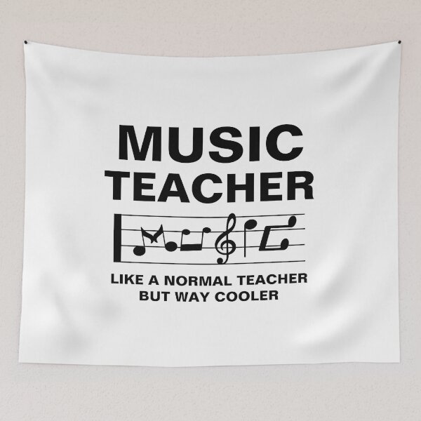 Item preview, Music Teacher Like A Normal Teacher But Way Cooler Awesome Gift For Teachers Day To Your Music Teacher designed and sold by Funwithmusic.