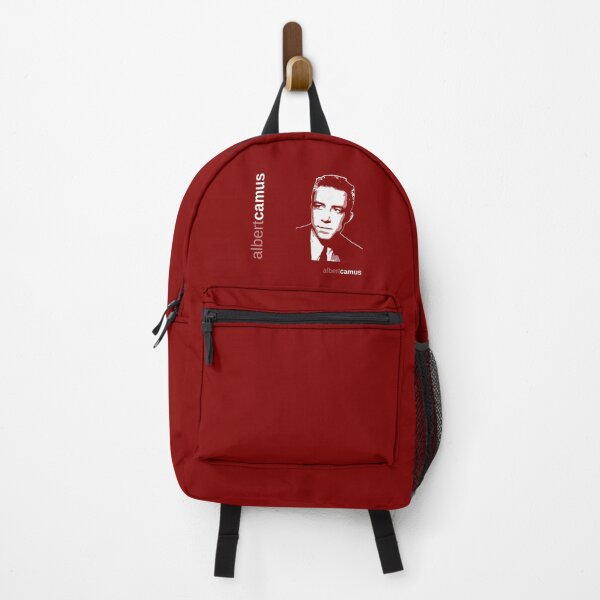 Item preview, Classic Albert Camus posterposter (red) designed and sold by CMYKStudio.